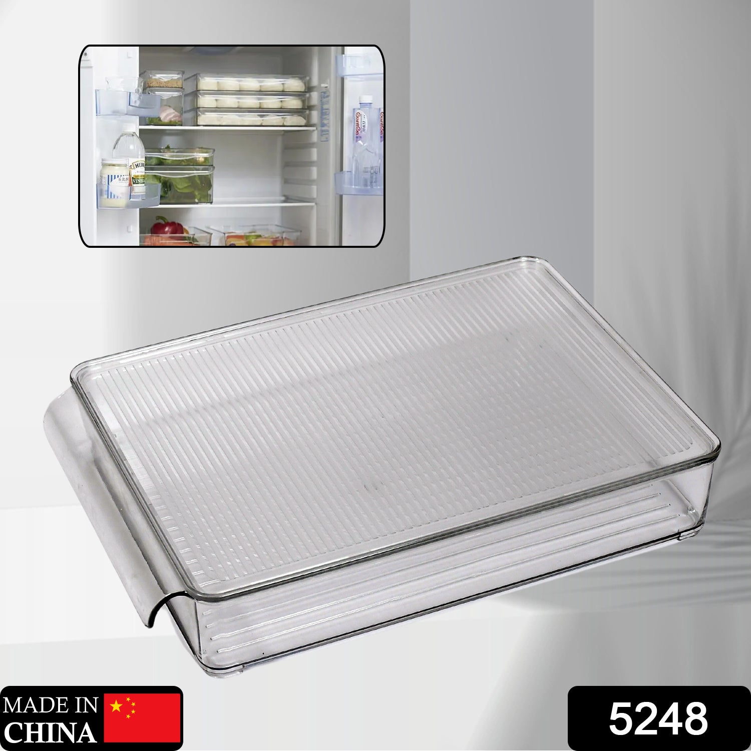 5248 Refrigerator Organizer Bins Stackable Fridge Organizers for Freezer, Kitchen, Cabinets Box DeoDap 5248 Refrigerator Organizer Bins Stackable Fridge Organizers for Freezer, Kitchen, Cabinets Box DeoDap